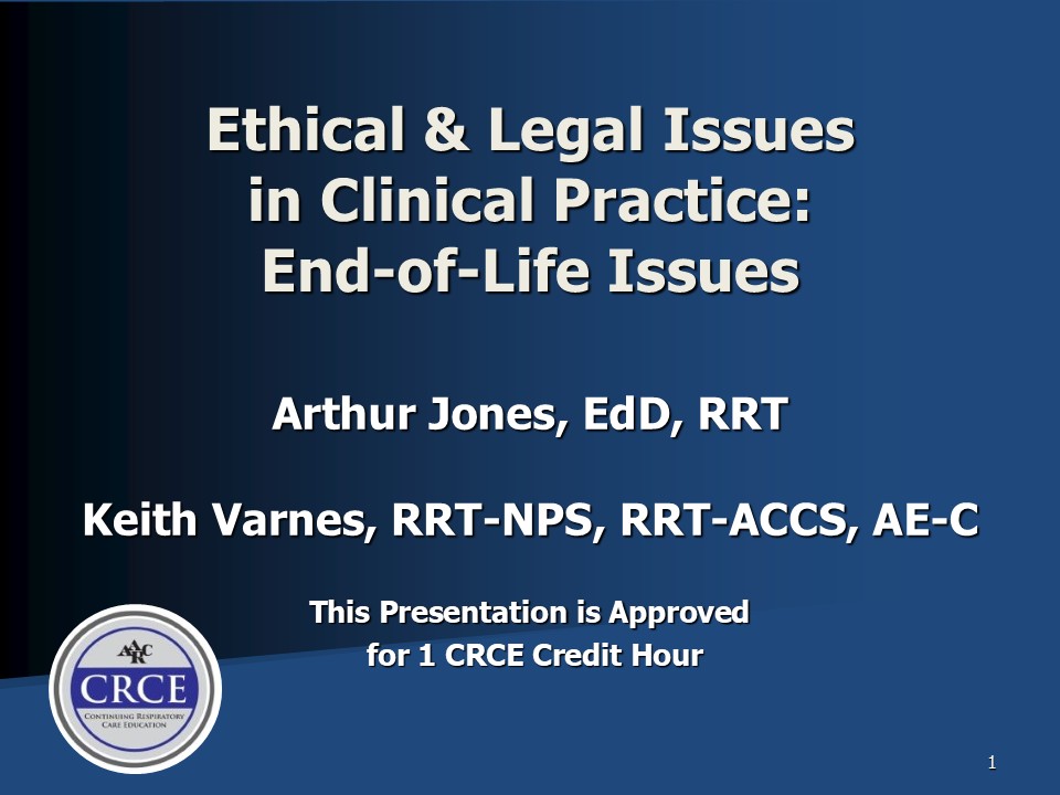 Ethics End of Life New Slide 1
