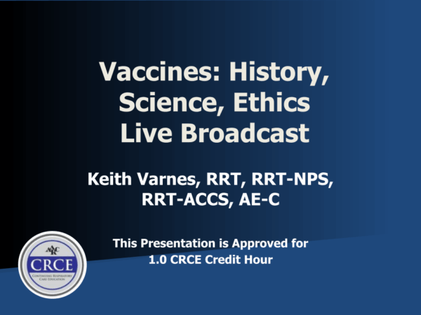 Vaccines: History, Science, Ethics Live Broadcast