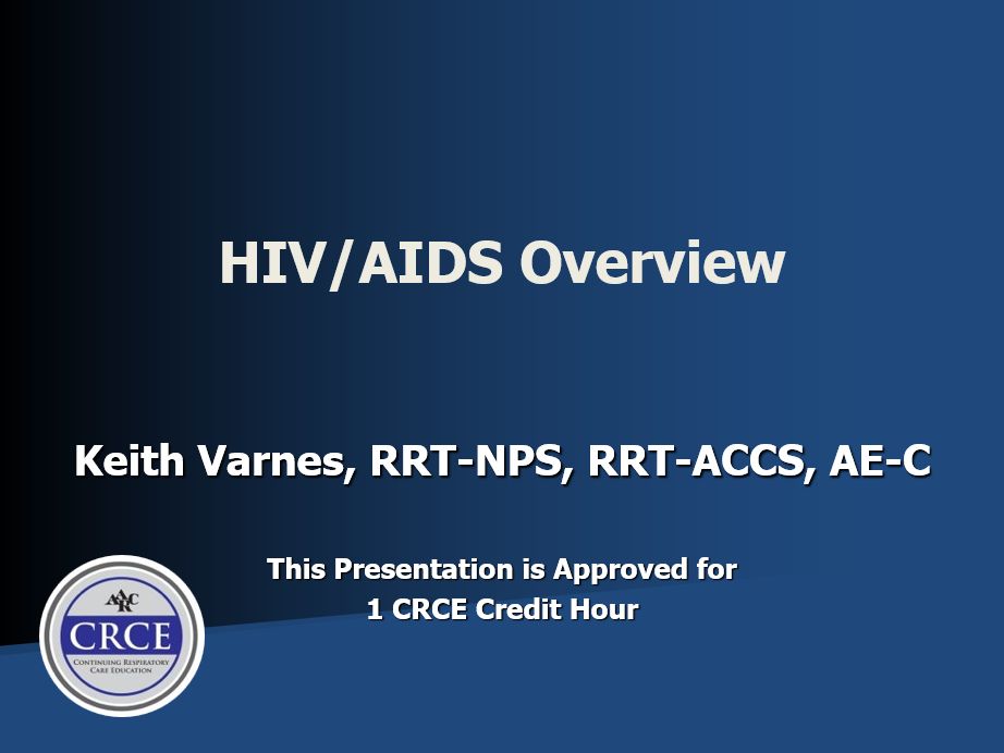 Title Page AARC HIV