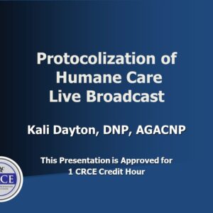 Protocolization of Humane Care Live Broadcast