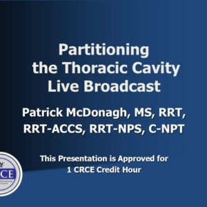 Partitioning the Thoracic Cavity Live Broadcast