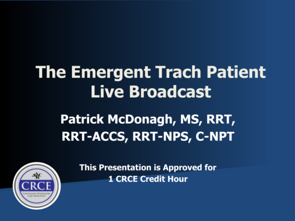 Emergent Trach