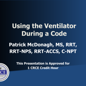 Using the Ventilator During a Code Live Broadcast