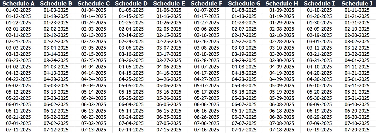 Schedule Dates-15