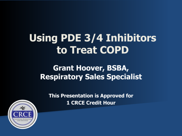 Using 3.4 Inhibitors to Treat COPD Image