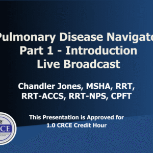 Pulmonary Disease Navigator Part 1 - Introduction Live Broadcast