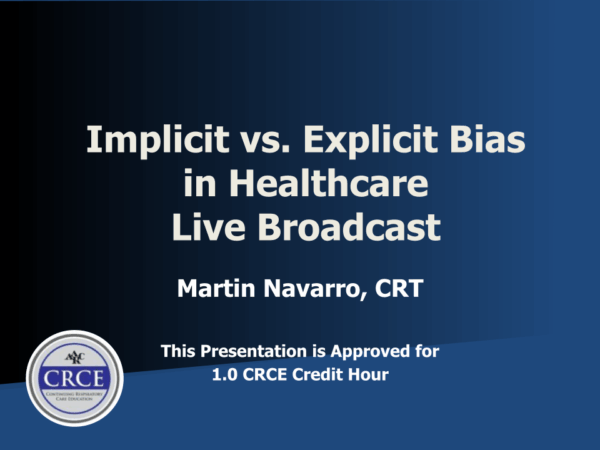 Implicit vs. Explicit Bias in Healthcare Live Broadcast