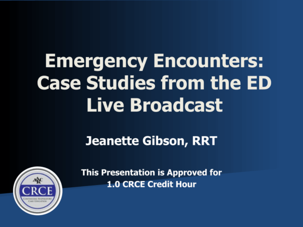 Emergency Encounters: Case Studies from the ED Live Broadcast