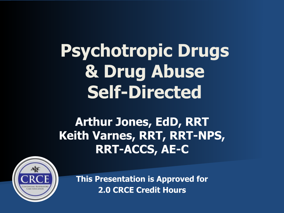 Private: Psychotropic Drugs & Drug Abuse Self-Directed