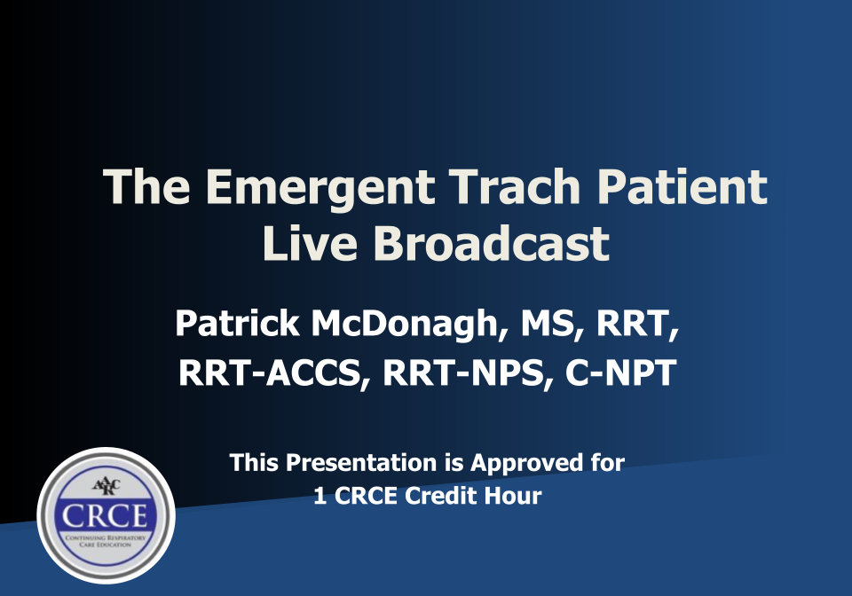 Emergent Trach Patient.pptx