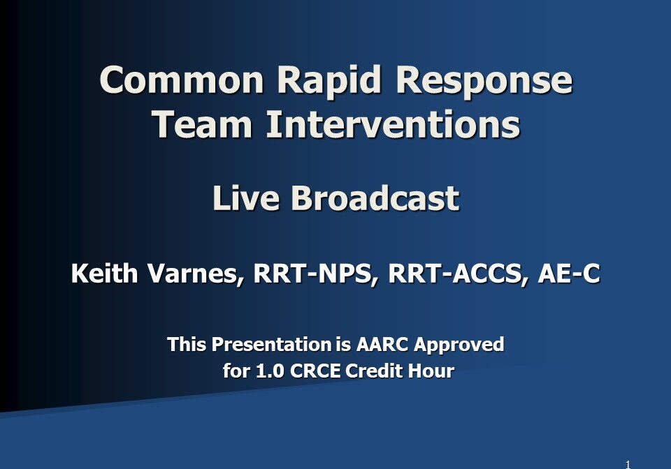 Rapid Response Team-Broadcast Slide 1