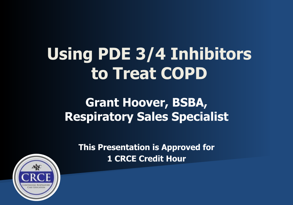 Using 3.4 Inhibitors to Treat COPD Image